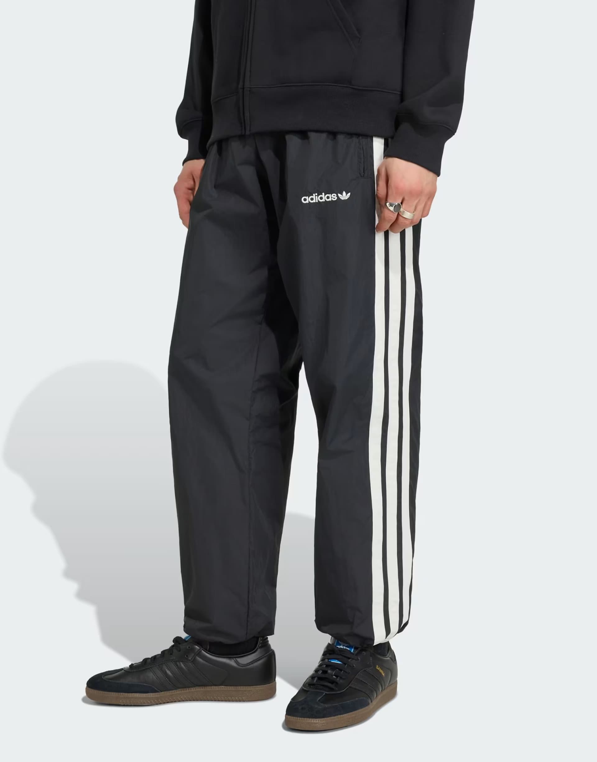 ASOS adidas Originals Cutline track pants in black
