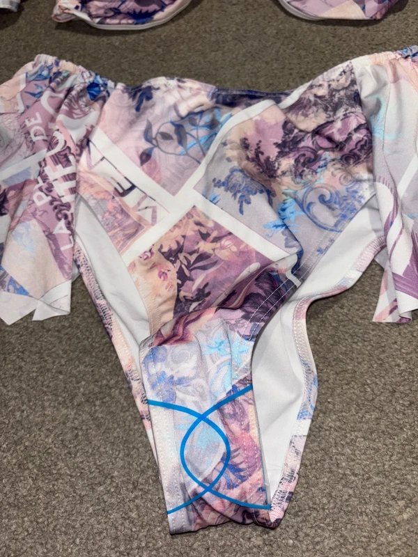 ASOS ASOS luxe bikini high waisted ruffle frill halter neck - 1