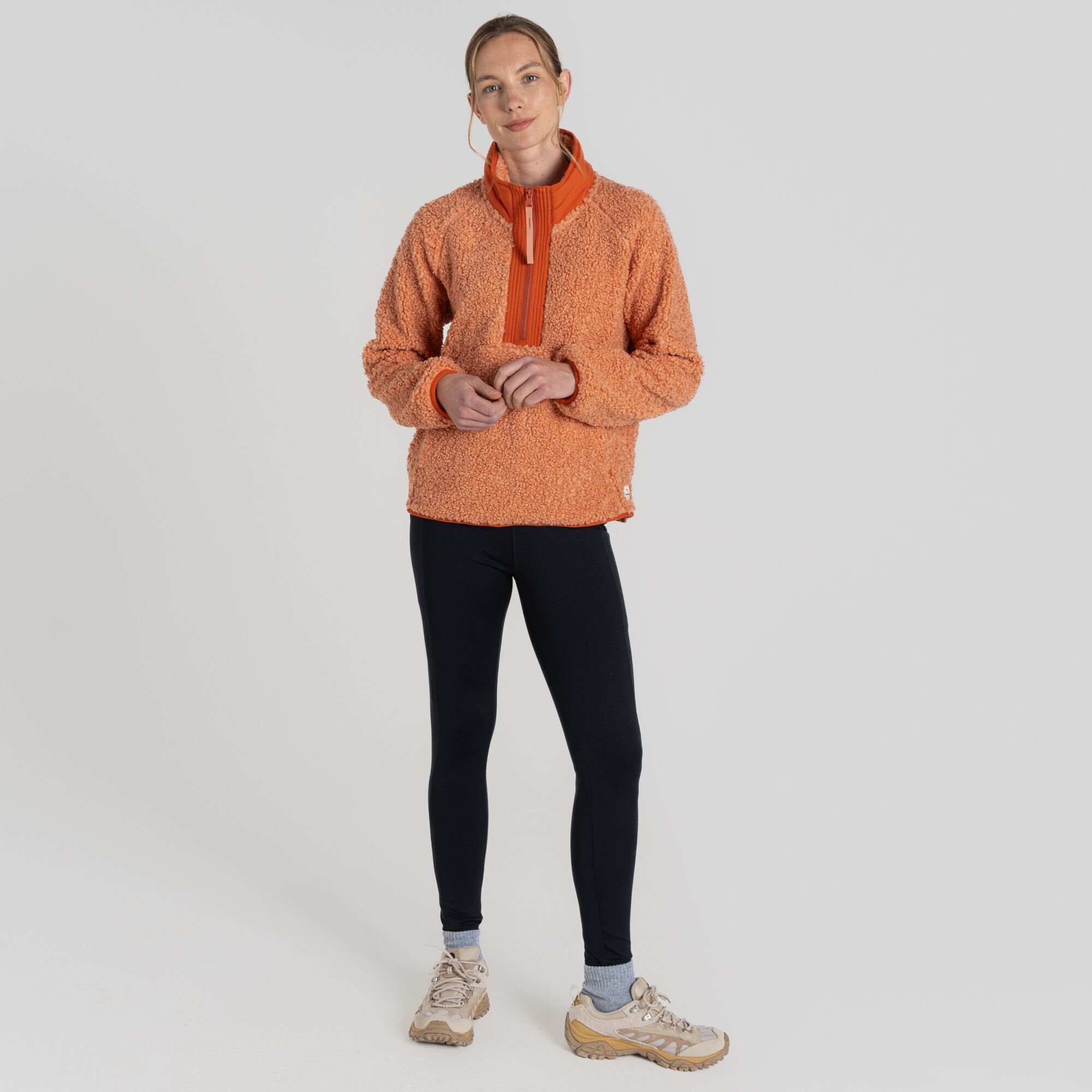 Craghoppers Craghoppers Women's Toro Half Zip Insulating Fleece in Terracotta - 3
