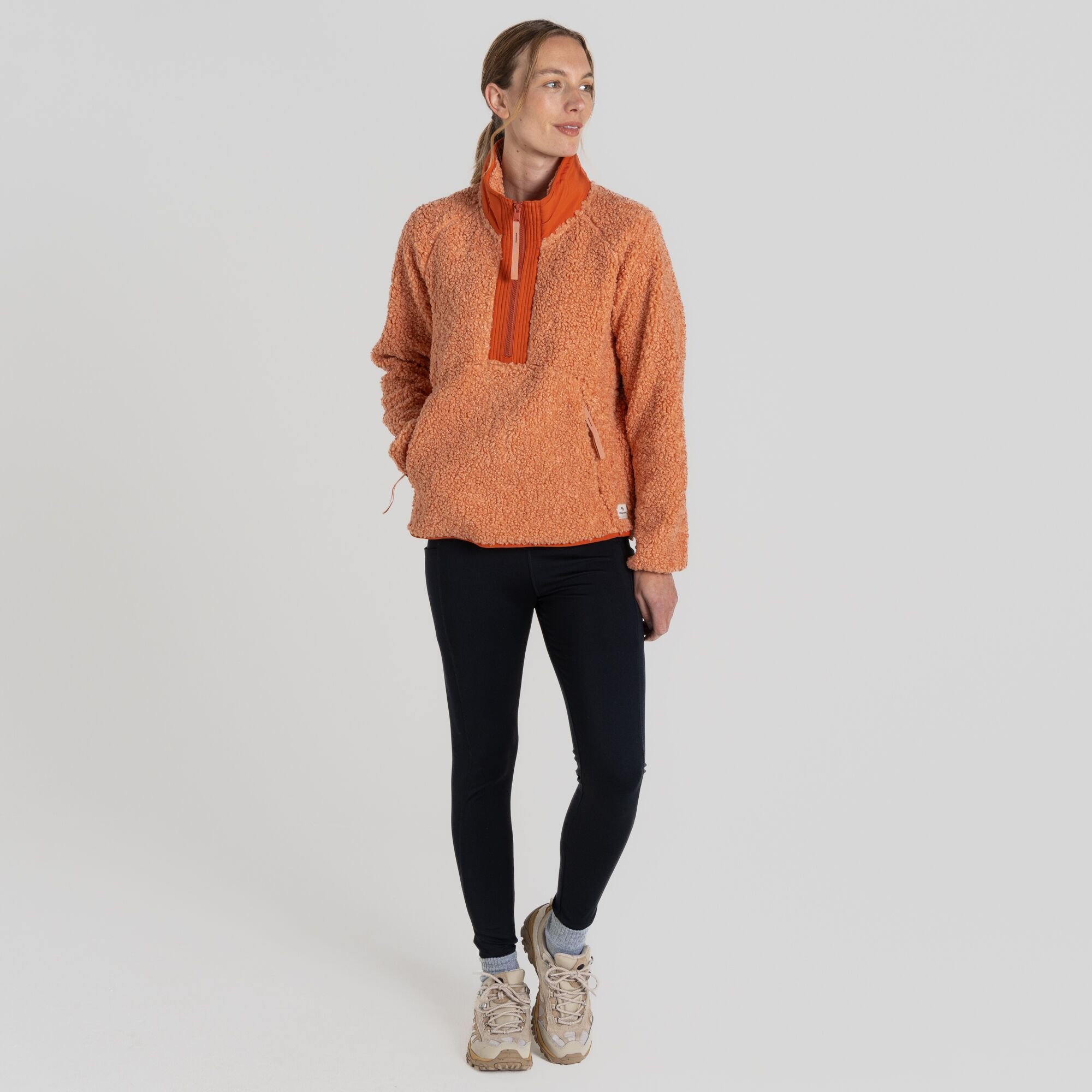 Craghoppers Craghoppers Women's Toro Half Zip Insulating Fleece in Terracotta - 4