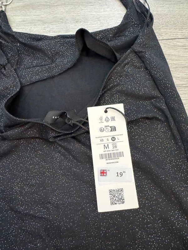 Bershka Black Halter neck Bershka top Size M