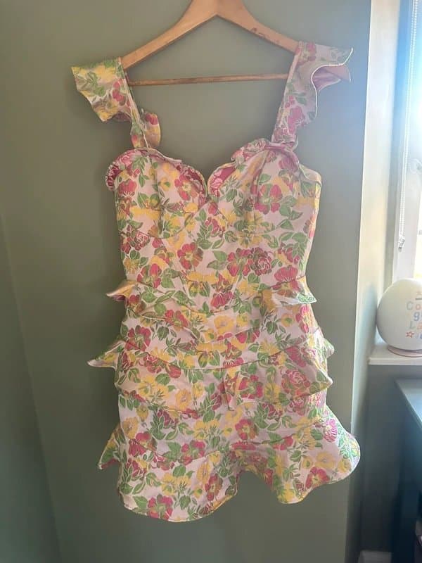 ASOS ASOS luxe frill floral dress