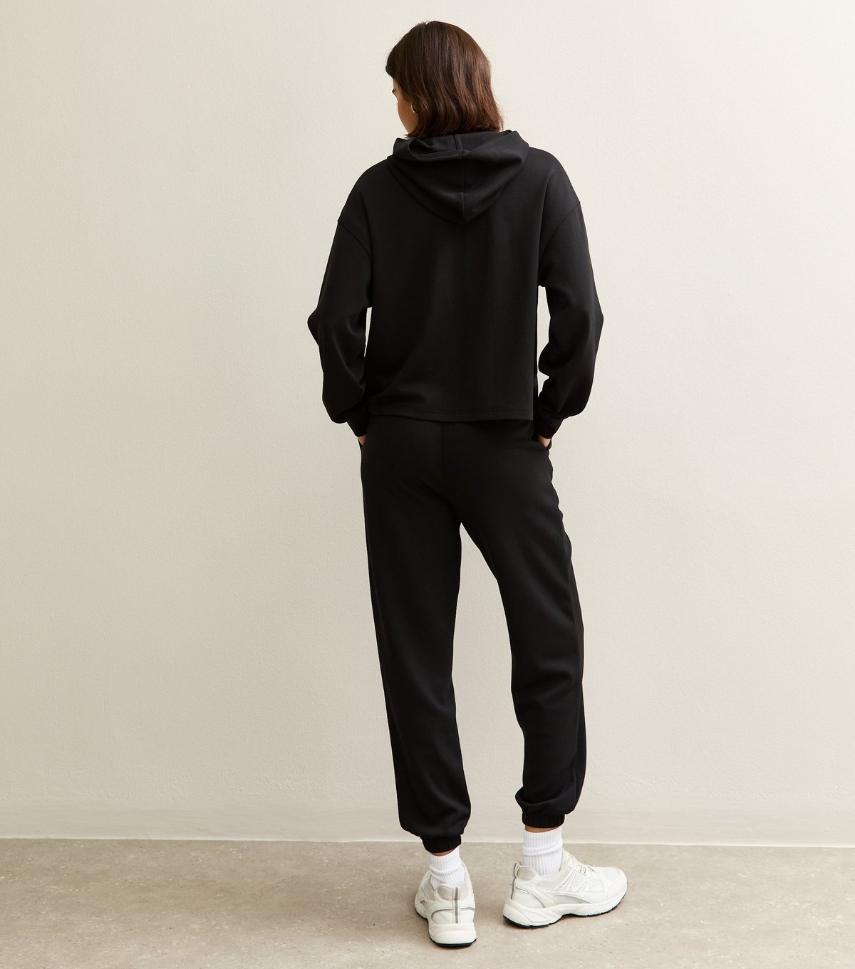 New Look Women's Premium Black Jersey Cuffed Joggers New Look - 4