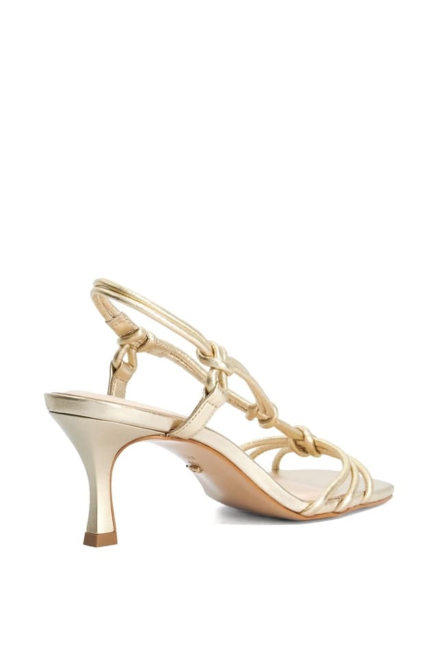 Dune London Dune London Women's 'Matti' Leather Sandals in Metallics - 3