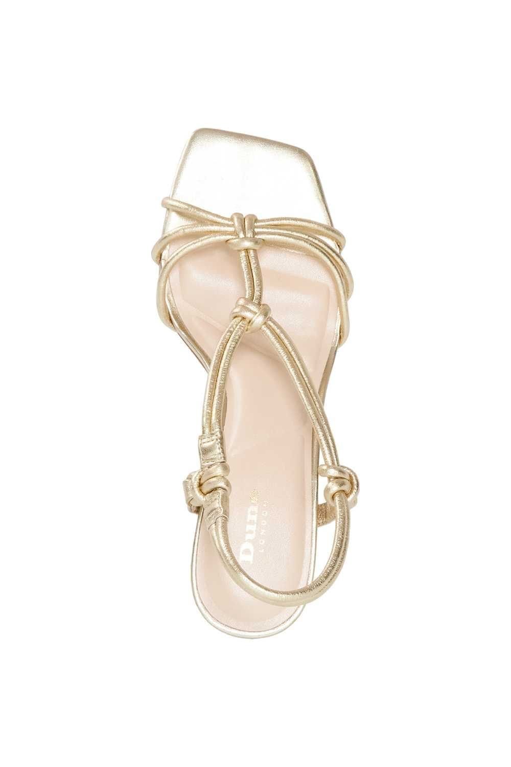 Dune London Dune London Women's 'Matti' Leather Sandals in Metallics - 4