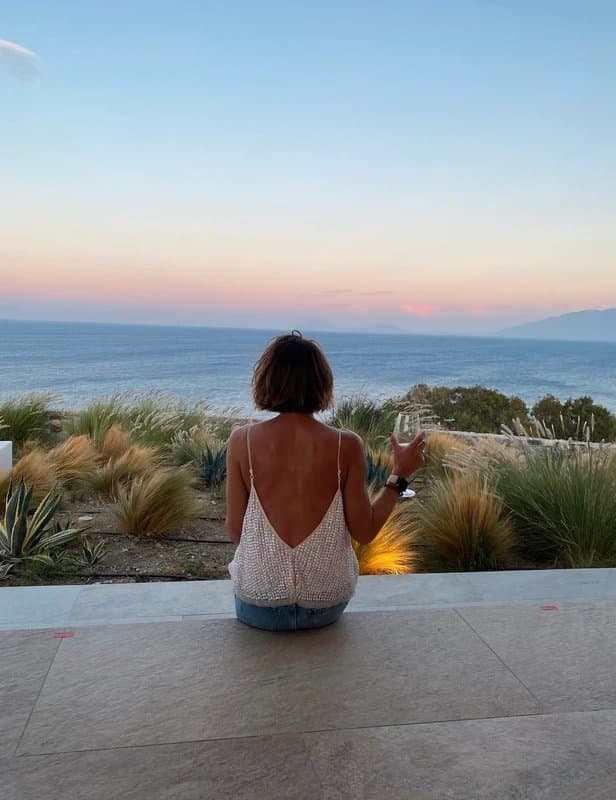 ASOS ASOS sequin embellished swing strappy open back vest top size 6