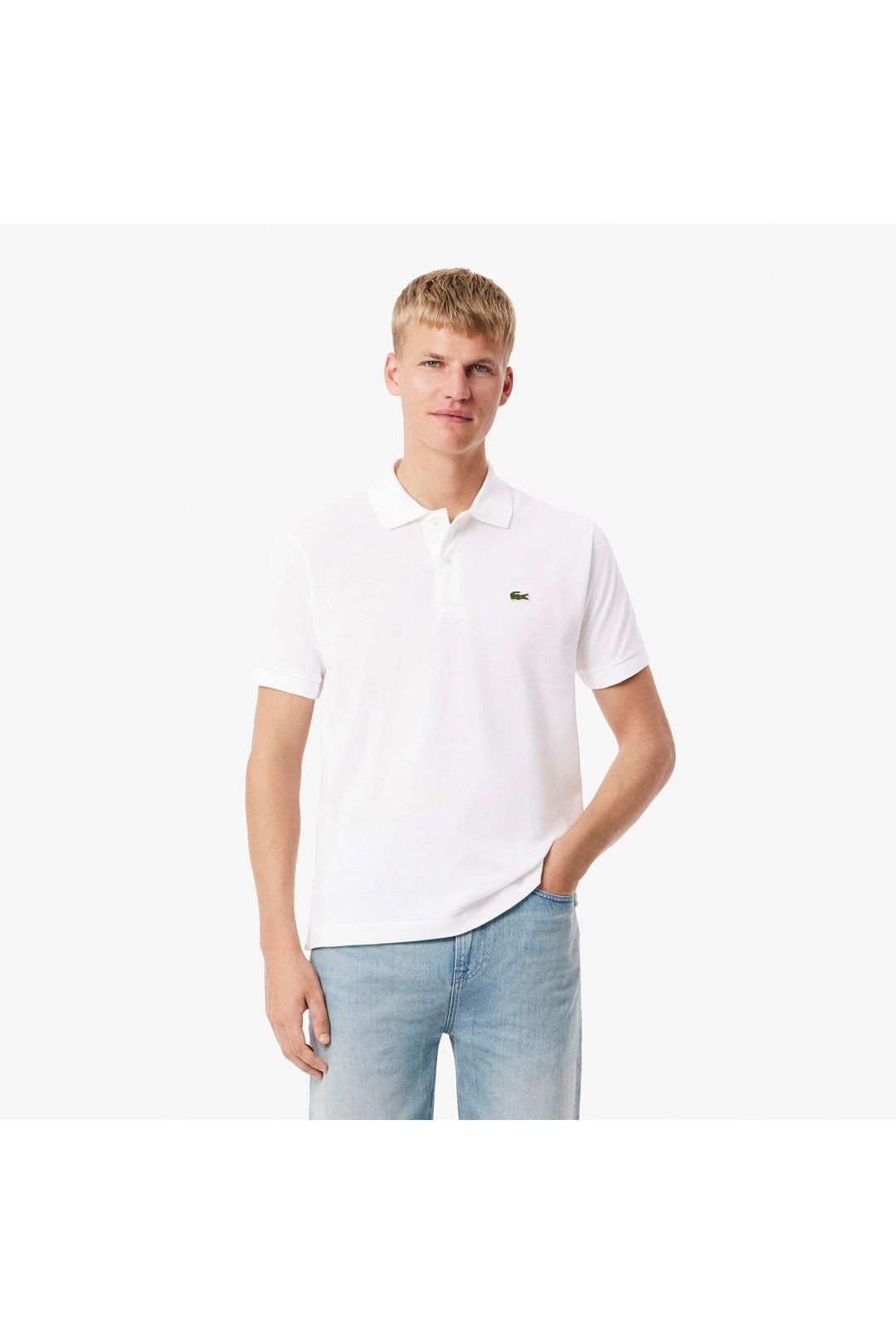 Lacoste Lacoste Men's L1212 Classic Polo Shirt White - 4
