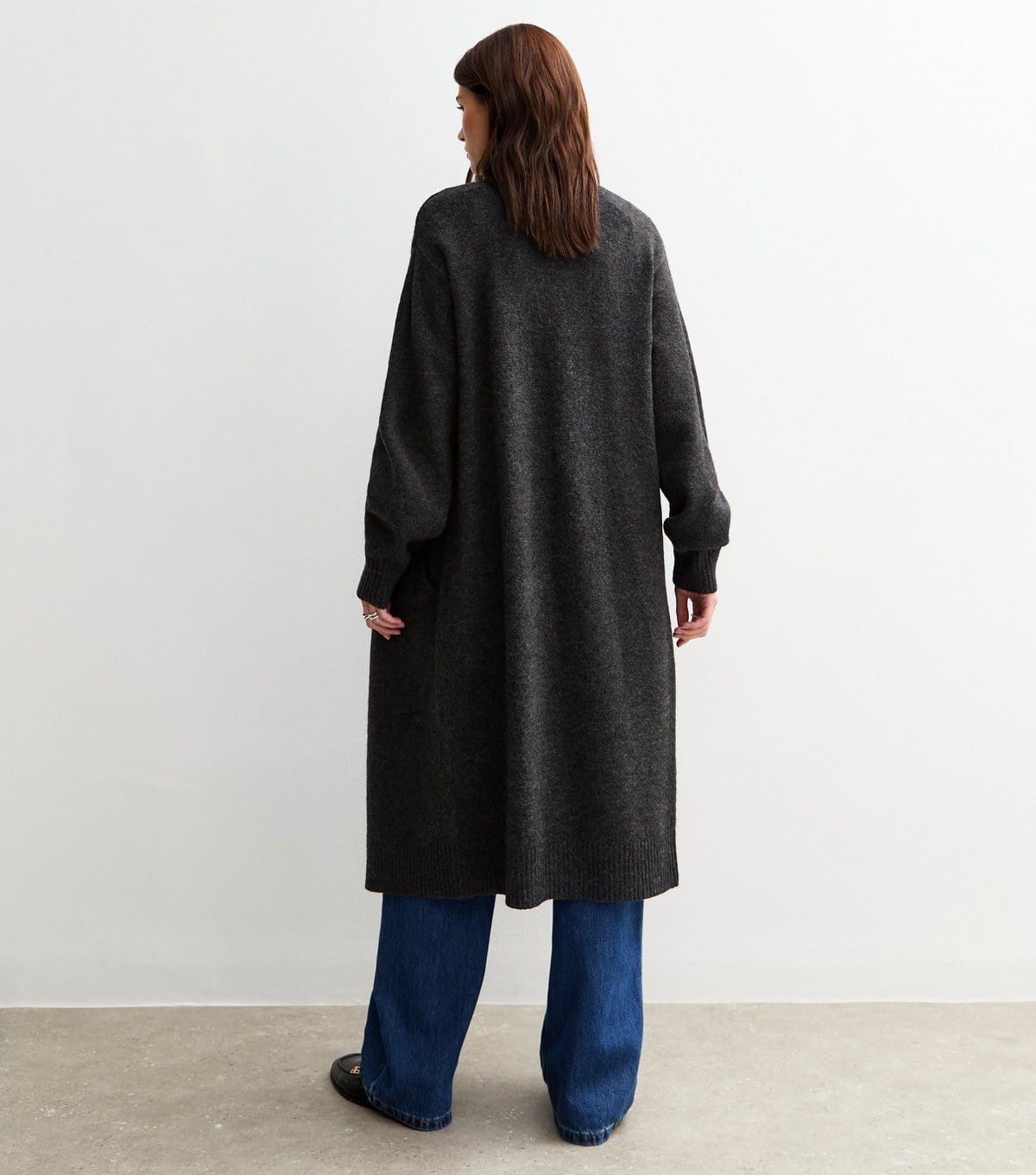 New Look Women's Dark Grey Relaxed Longline Cardigan New Look - 4