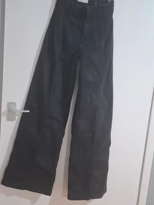 We The Free Free People “We The Free” Black Wide Leg Jeans – Size 26