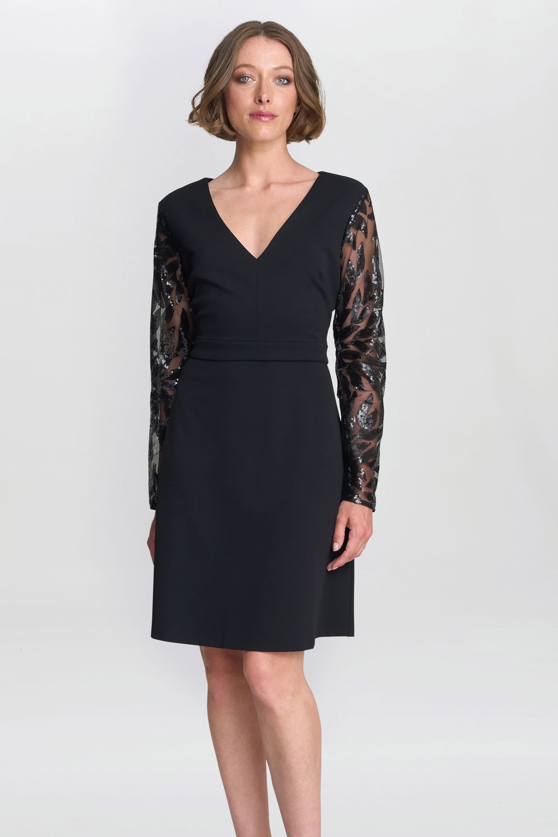 Gina Bacconi Gina Bacconi Women's Angie Black Cocktail Dress