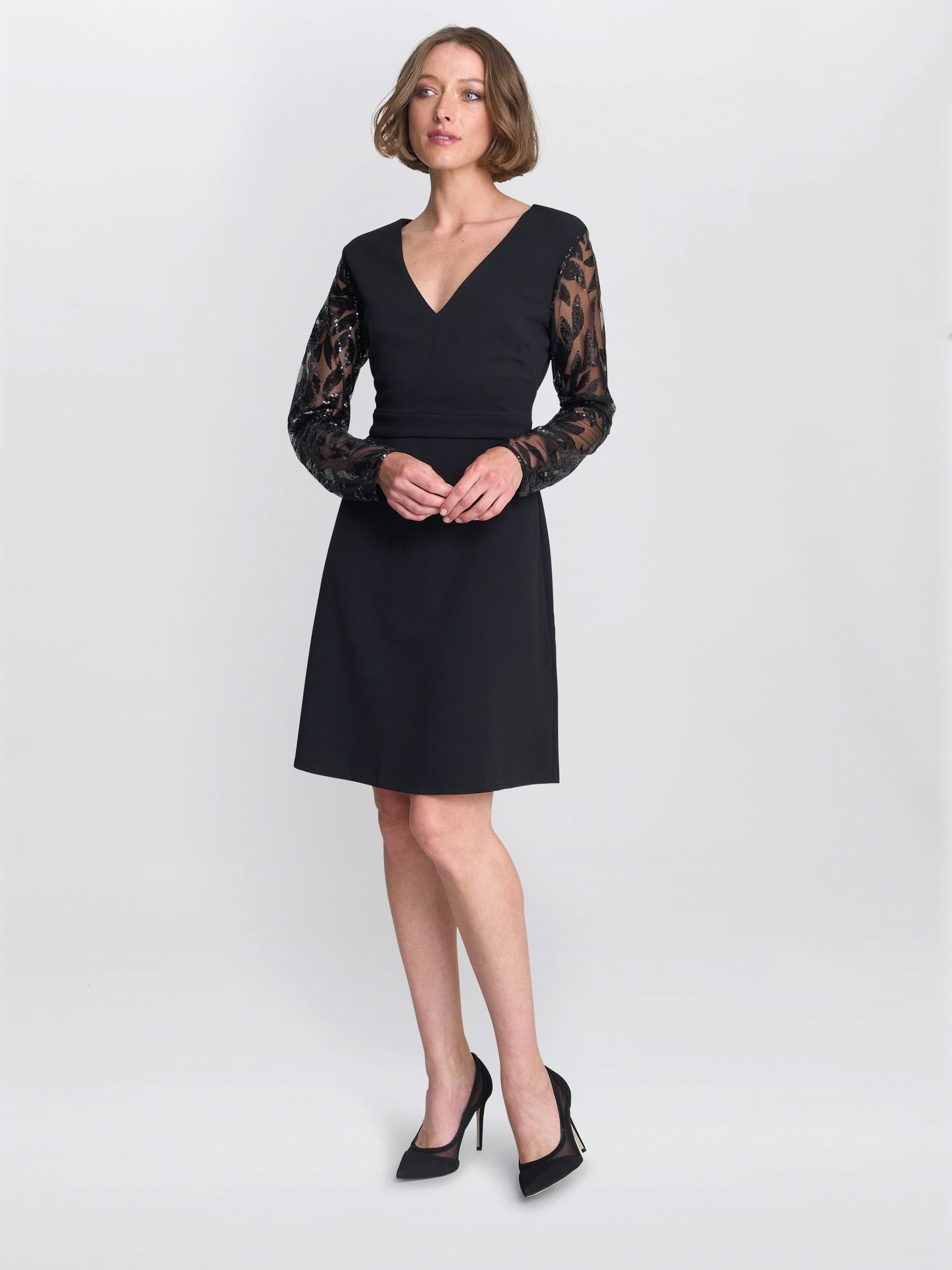 Gina Bacconi Gina Bacconi Women's Angie Black Cocktail Dress - 4