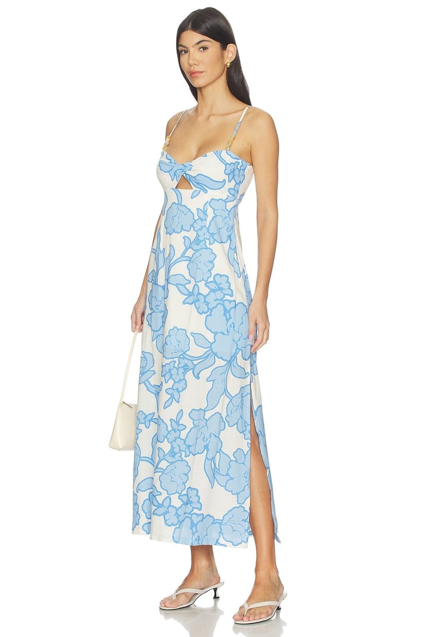 revolve Alessia Twist Front Midi Dress - 1