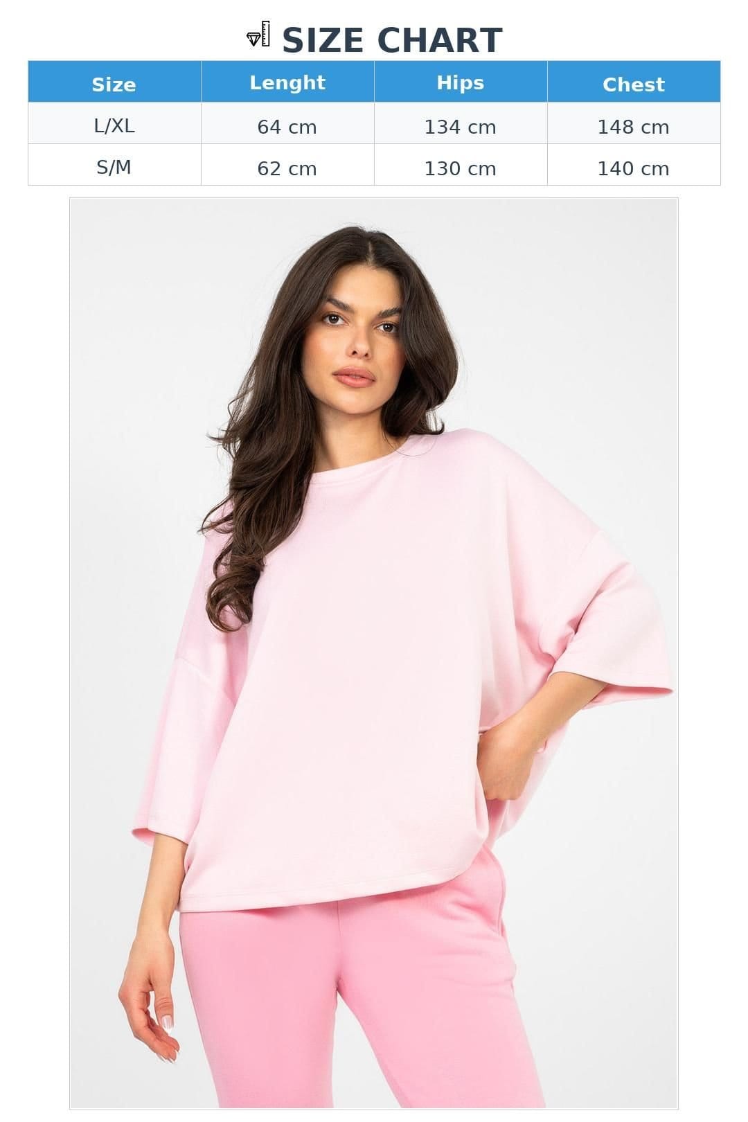 Love Lace Love Lace Women's Buttery Soft Viscose Loose Fit Blouse in Pink - 4