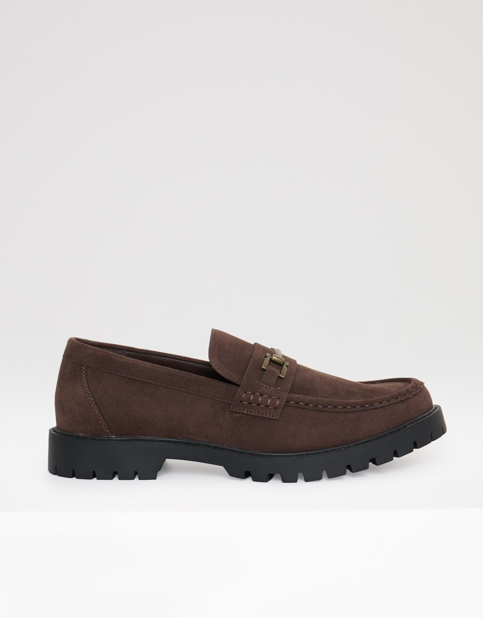 Threadbare threadbare Men's Faux Suede Slip On Loafer in Brown