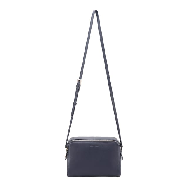Paul Costelloe Paul Costelloe Women's Mantaro Leather Cross Body Bag in Navy - 2