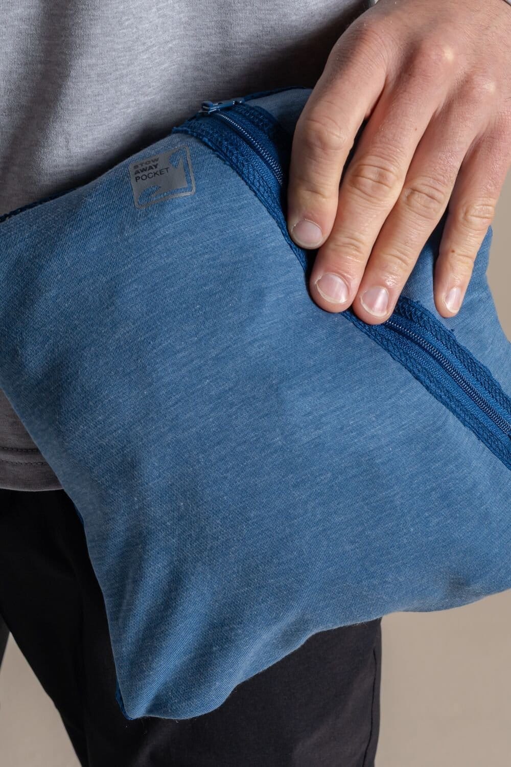 Craghoppers Craghoppers Men's Compresslite Fleece Hooded Jacket in Blue - 4