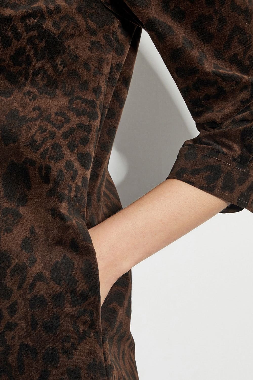 Monsoon Monsoon Women's Aida Collared Leopard Print Mini Dress Brown - 4