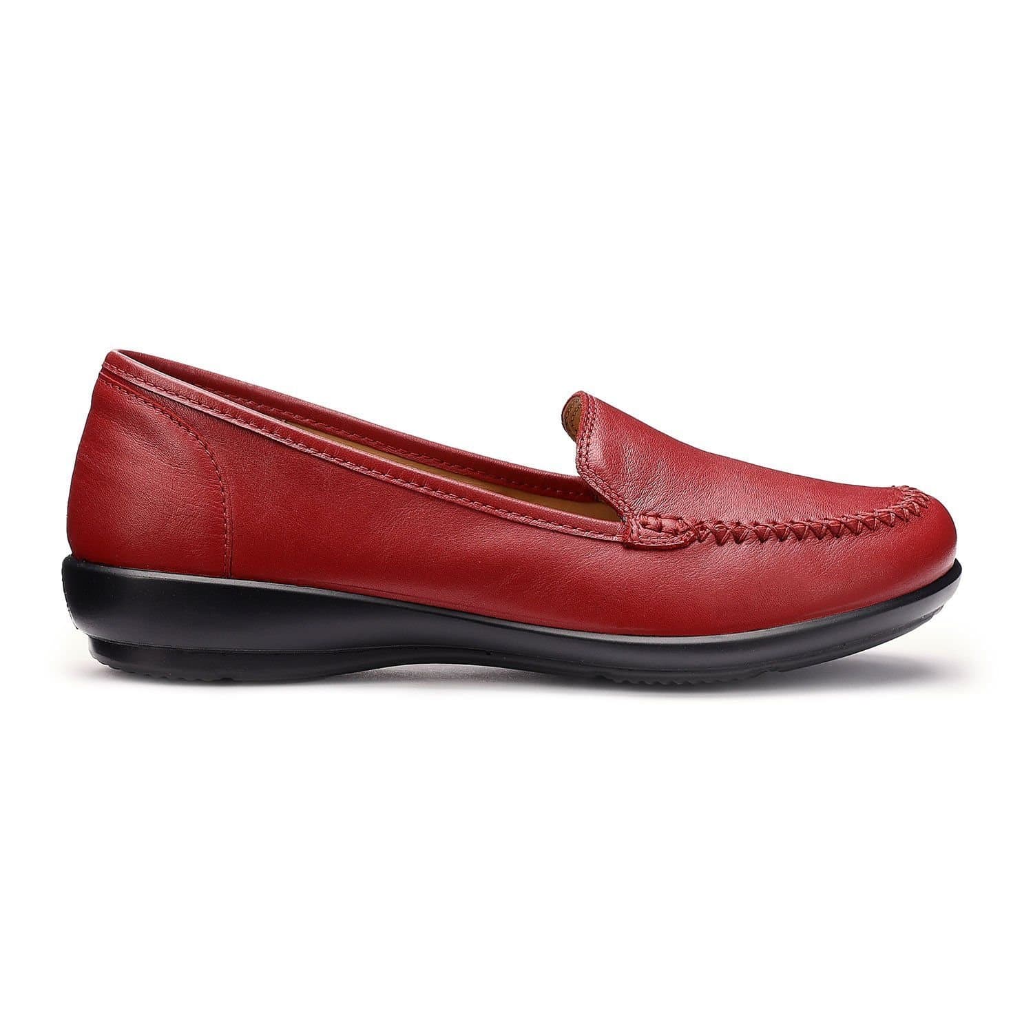 Hotter Hotter Women's 'Jazz' Moccasins in Red