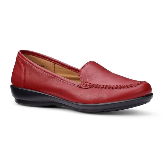 Hotter Hotter Women's 'Jazz' Moccasins in Red - 2