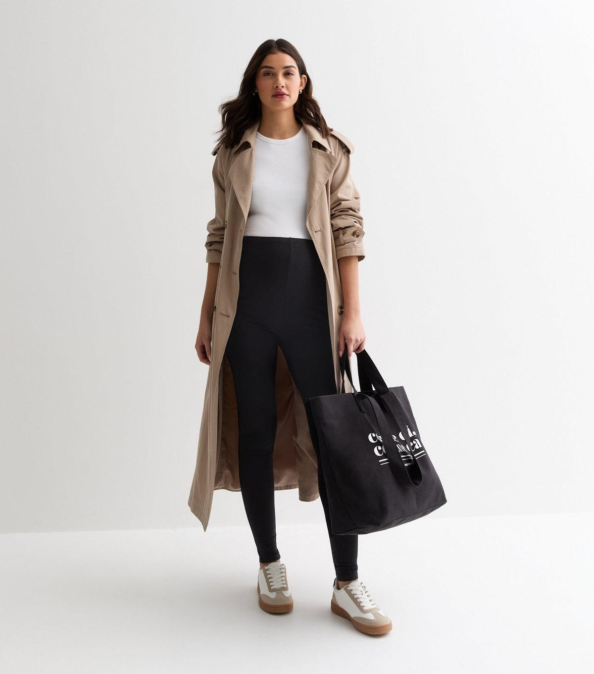 New Look Women's Maternity 2 Pack Black Jersey Leggings New Look - 3