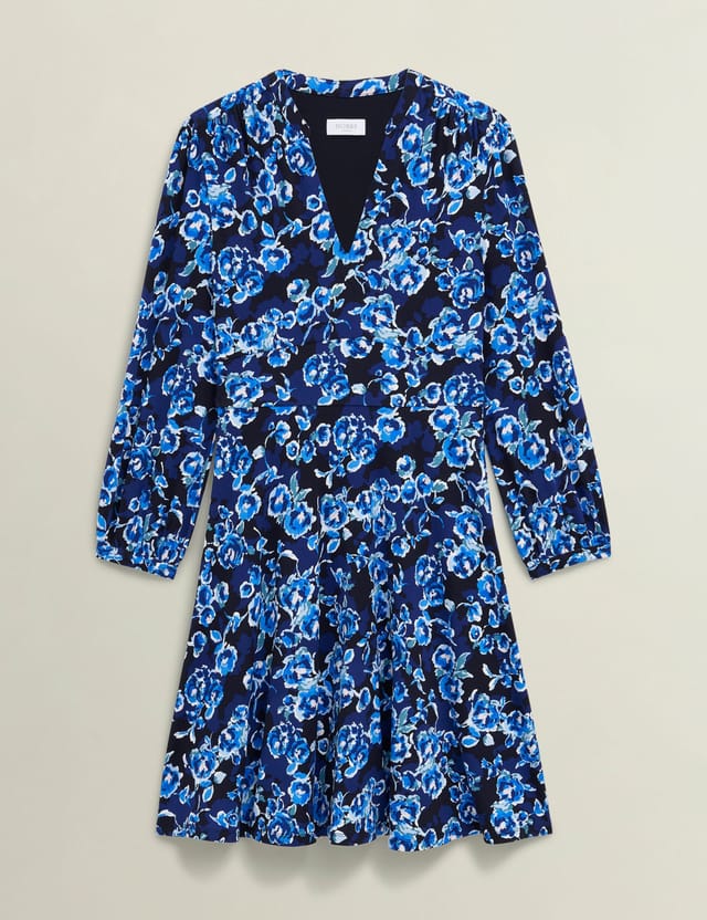 Hobbs London Hobbs London Women's Harper Jersey Dress in Dark Navy - 2