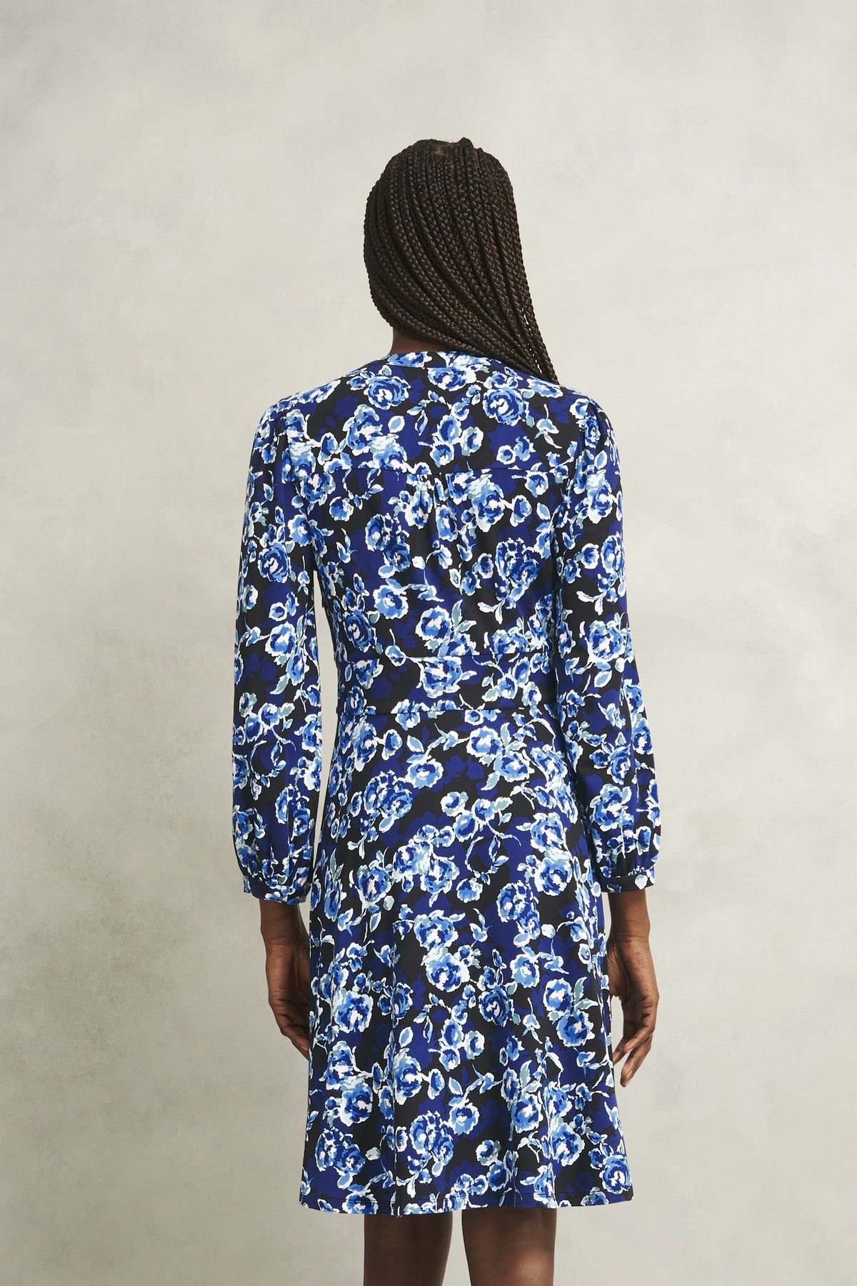 Hobbs London Hobbs London Women's Harper Jersey Dress in Dark Navy - 4