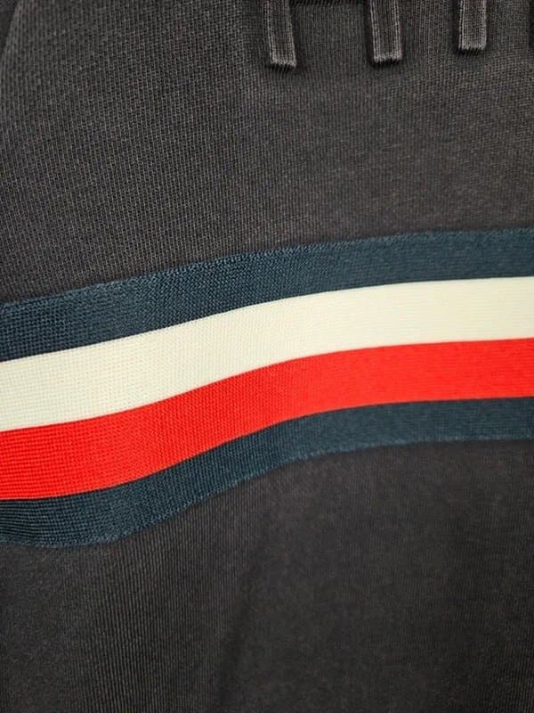 Tommy Hilfiger Tommy Hilfiger Sweatshirt Navy Spellout Stripe Crewneck M