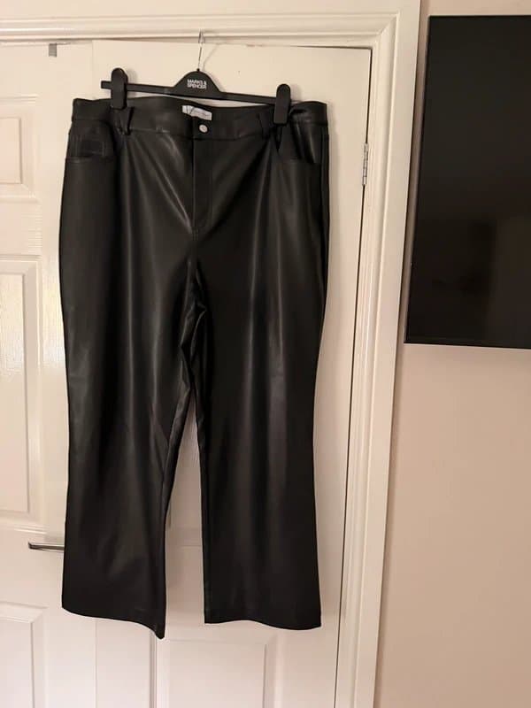 Never Fully Dressed Never fully dressed faux leather trousers