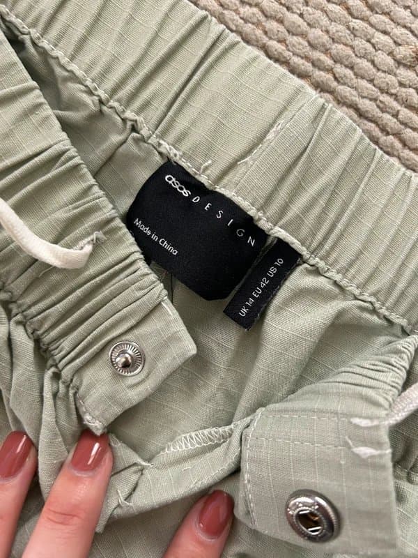 ASOS ASOS wide leg cargo trousers
