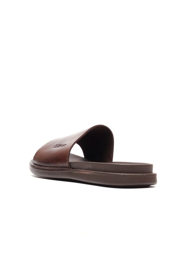 Base London Base London Men's Albany Slide Sandal in Brown - 2
