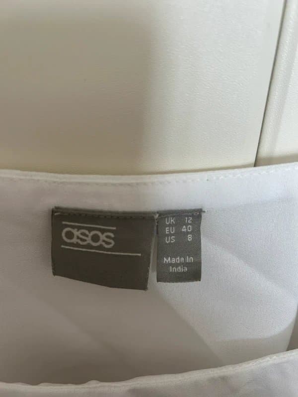 ASOS ASOS white cami size 12