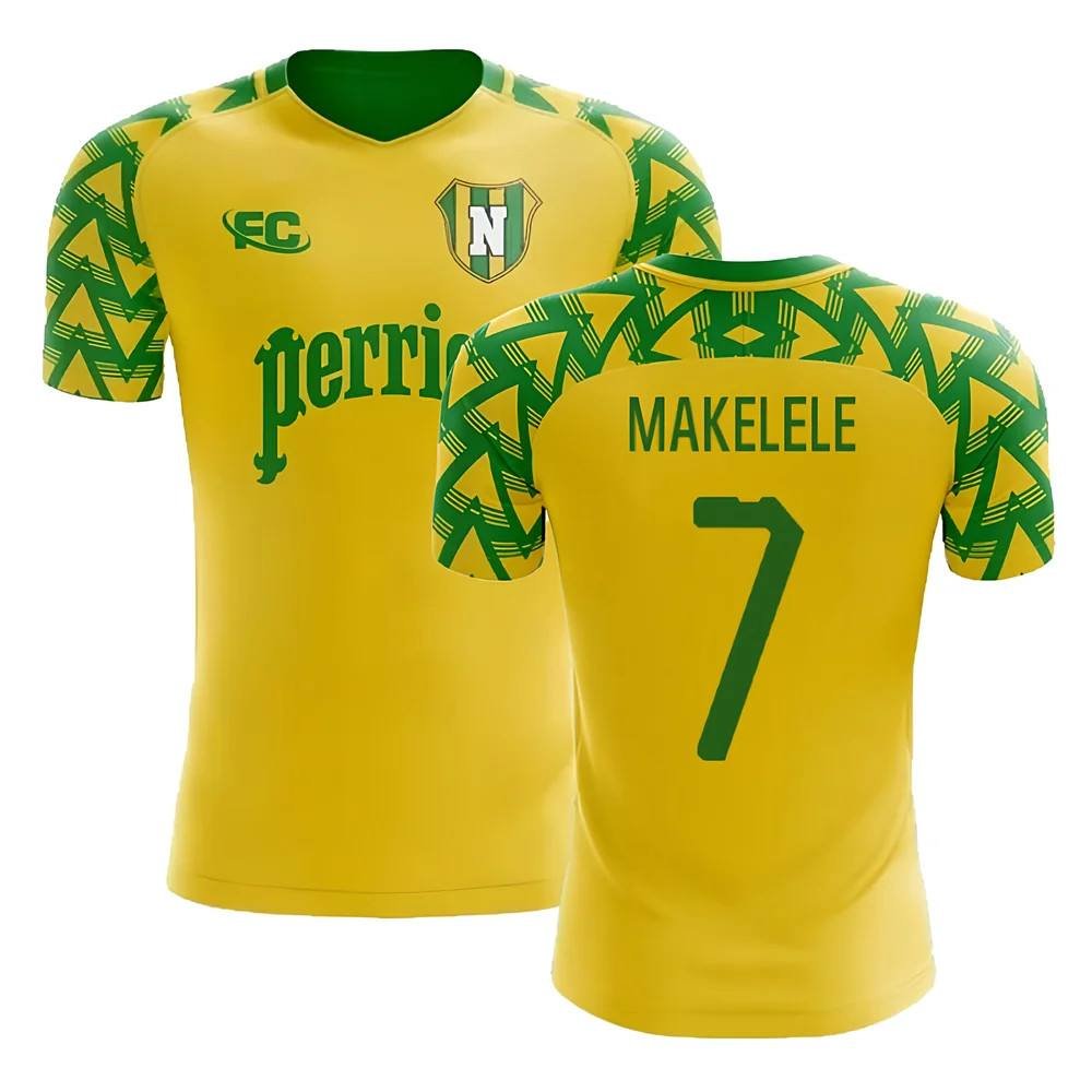Nantes Nantes Men's Fans Culture Home Concept Shirt - 2018/19 - Makelele in Yellow - 3