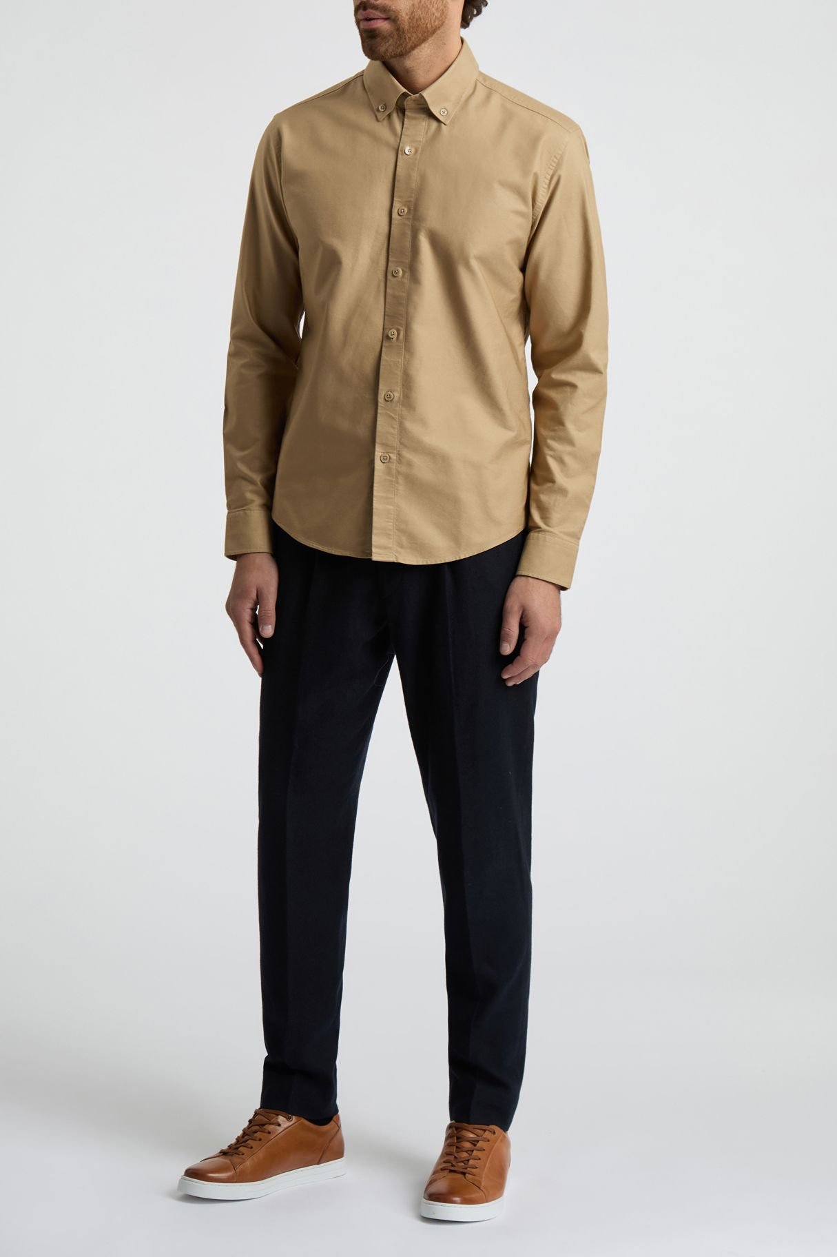 Melka Melka Men's Oxford Shirt in Yellow - 2