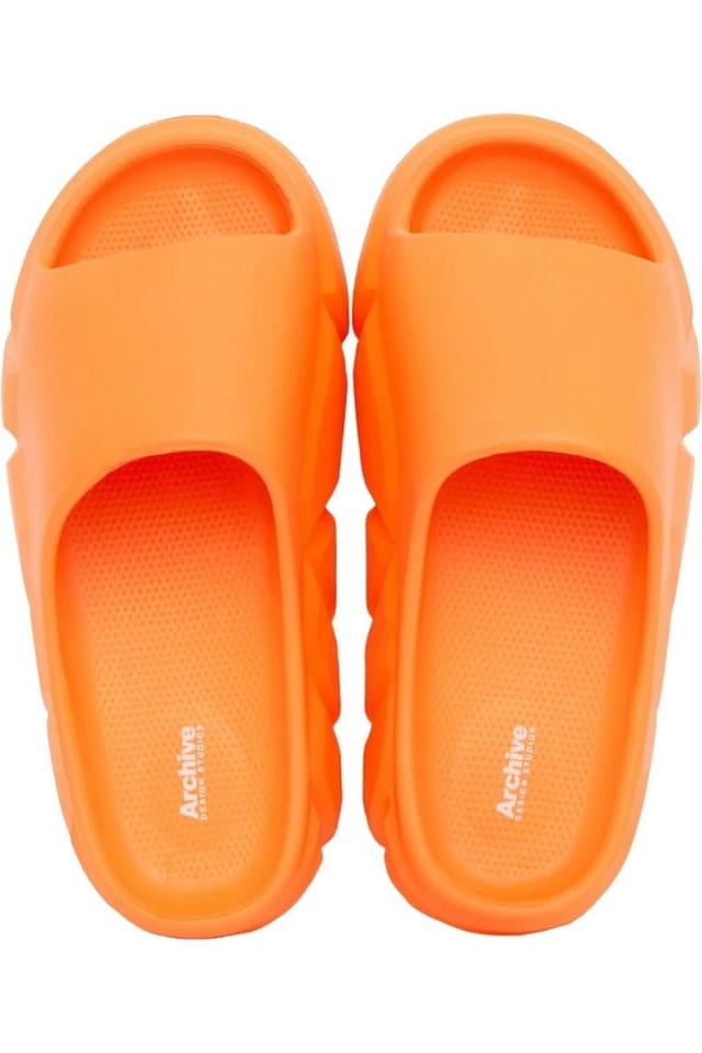 Archive Archive Men's Hexo Sandals in Orange - 2