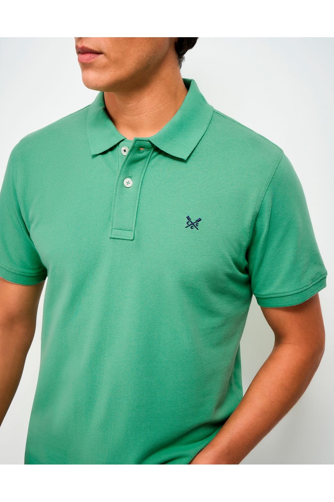 Crew Clothing Crew Clothing Men's Classic Pique Polo Cream - 3