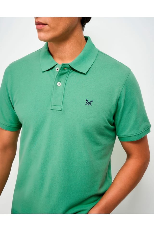 Crew Clothing Crew Clothing Men's Classic Pique Polo Cream - 3