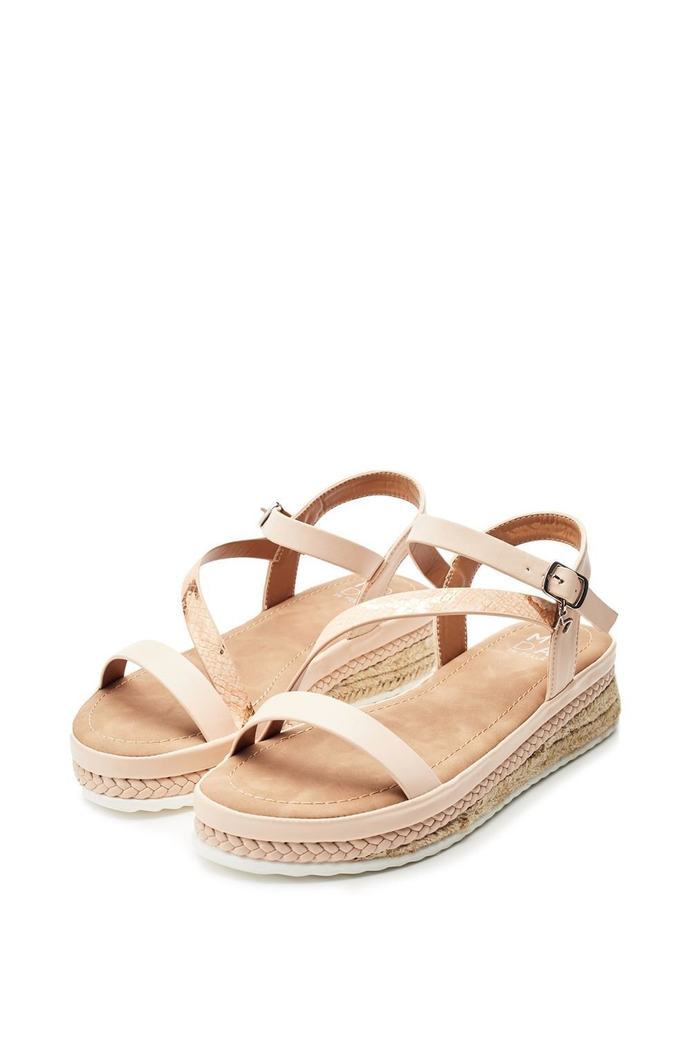Moda In Pelle Moda In Pelle Women's 'Nanali' Porvair Flatforms in Nude - 3