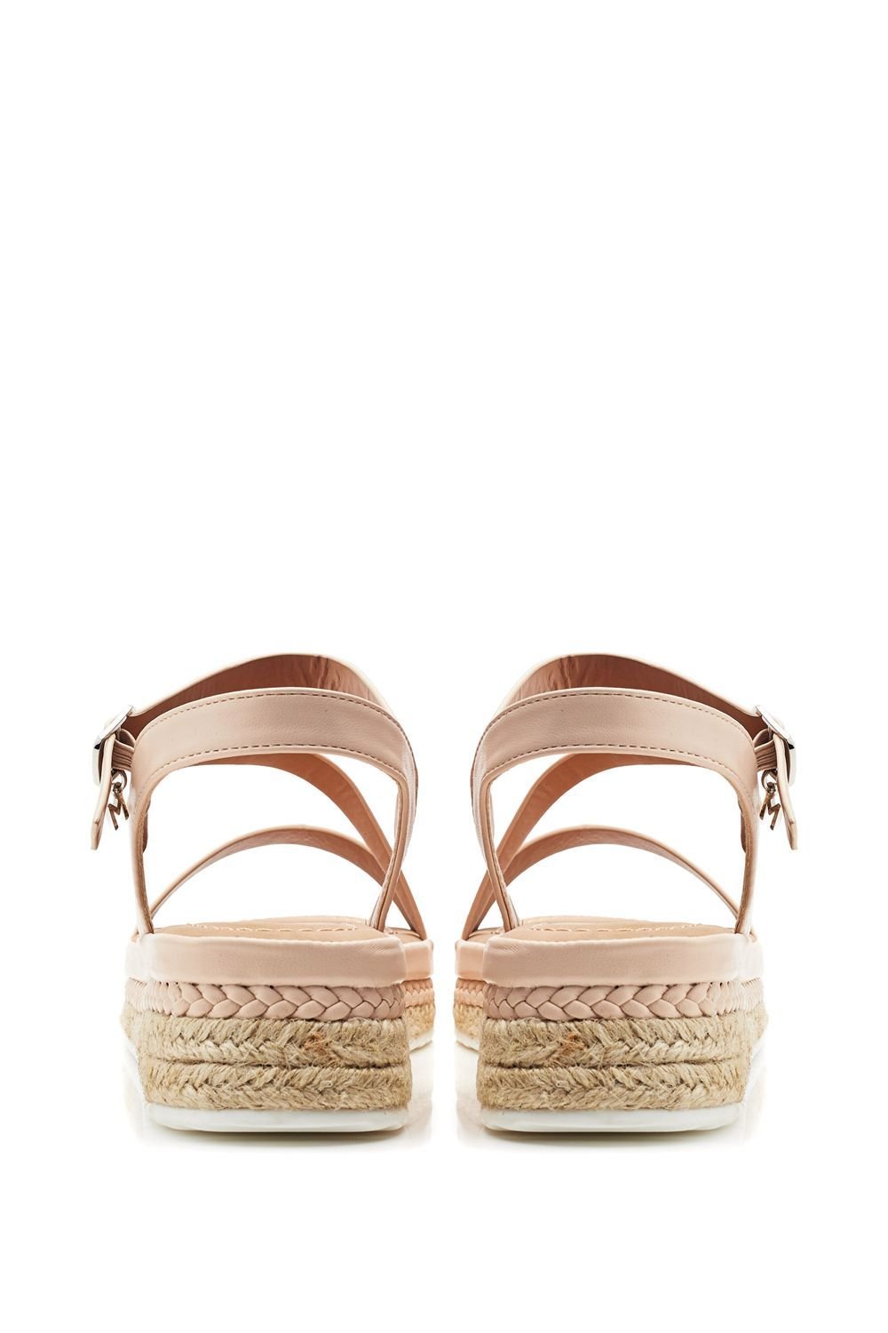 Moda In Pelle Moda In Pelle Women's 'Nanali' Porvair Flatforms in Nude - 4