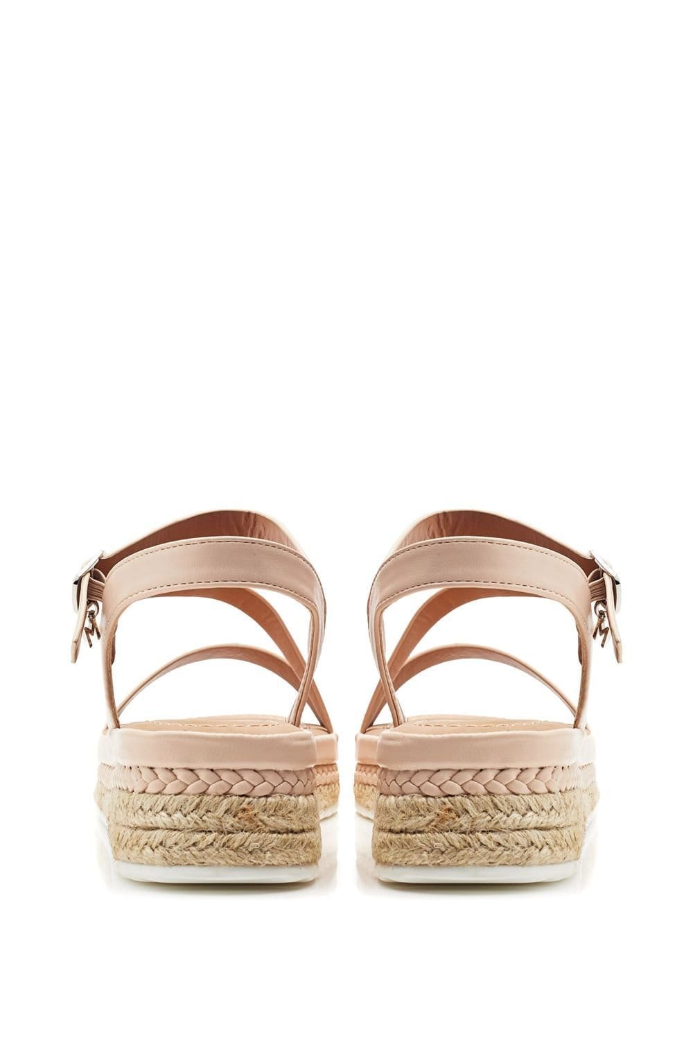 Moda In Pelle Moda In Pelle Women's 'Nanali' Porvair Flatforms in Nude - 4