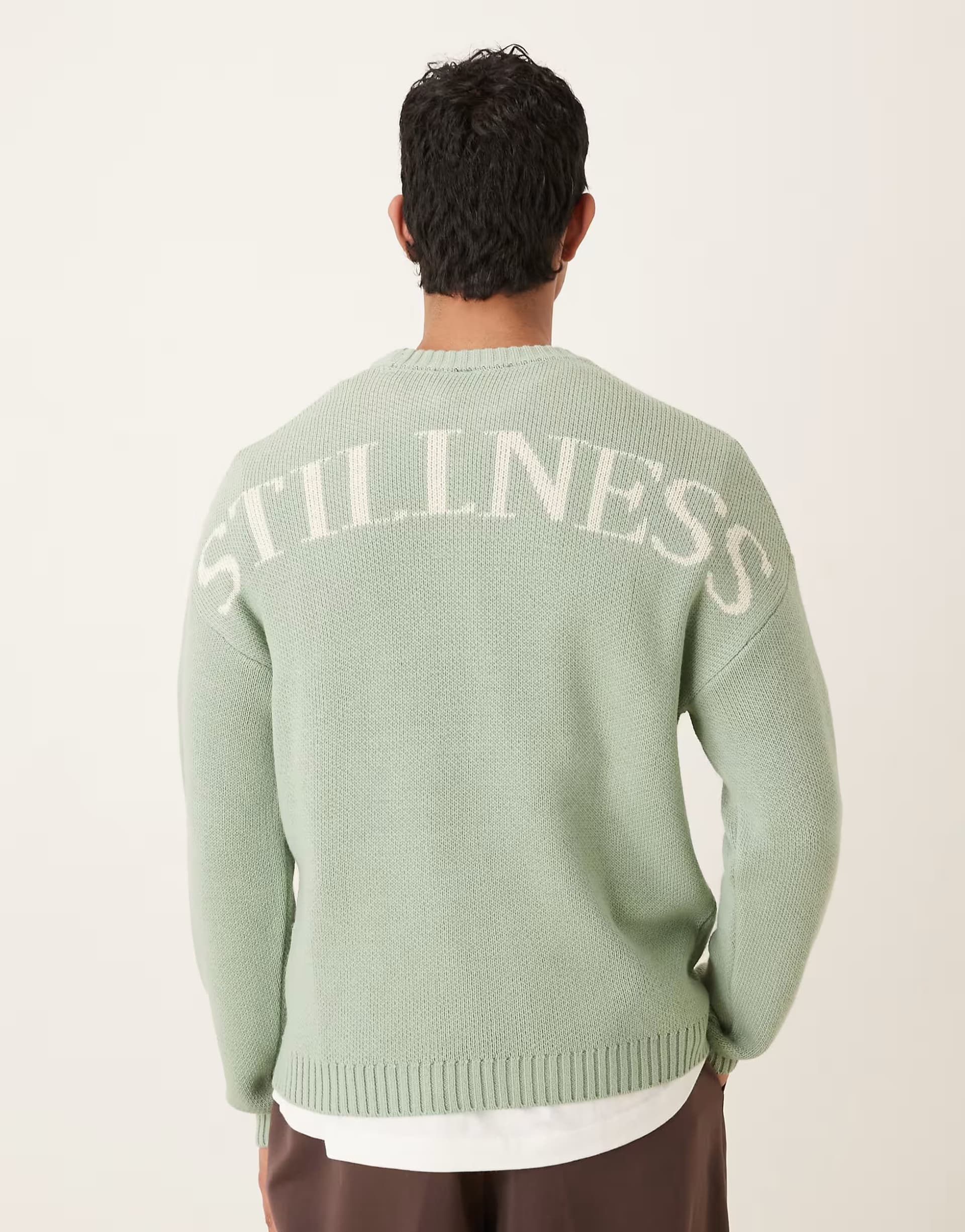 ASOS ASOS Oversized Knitted Jumper in Sage