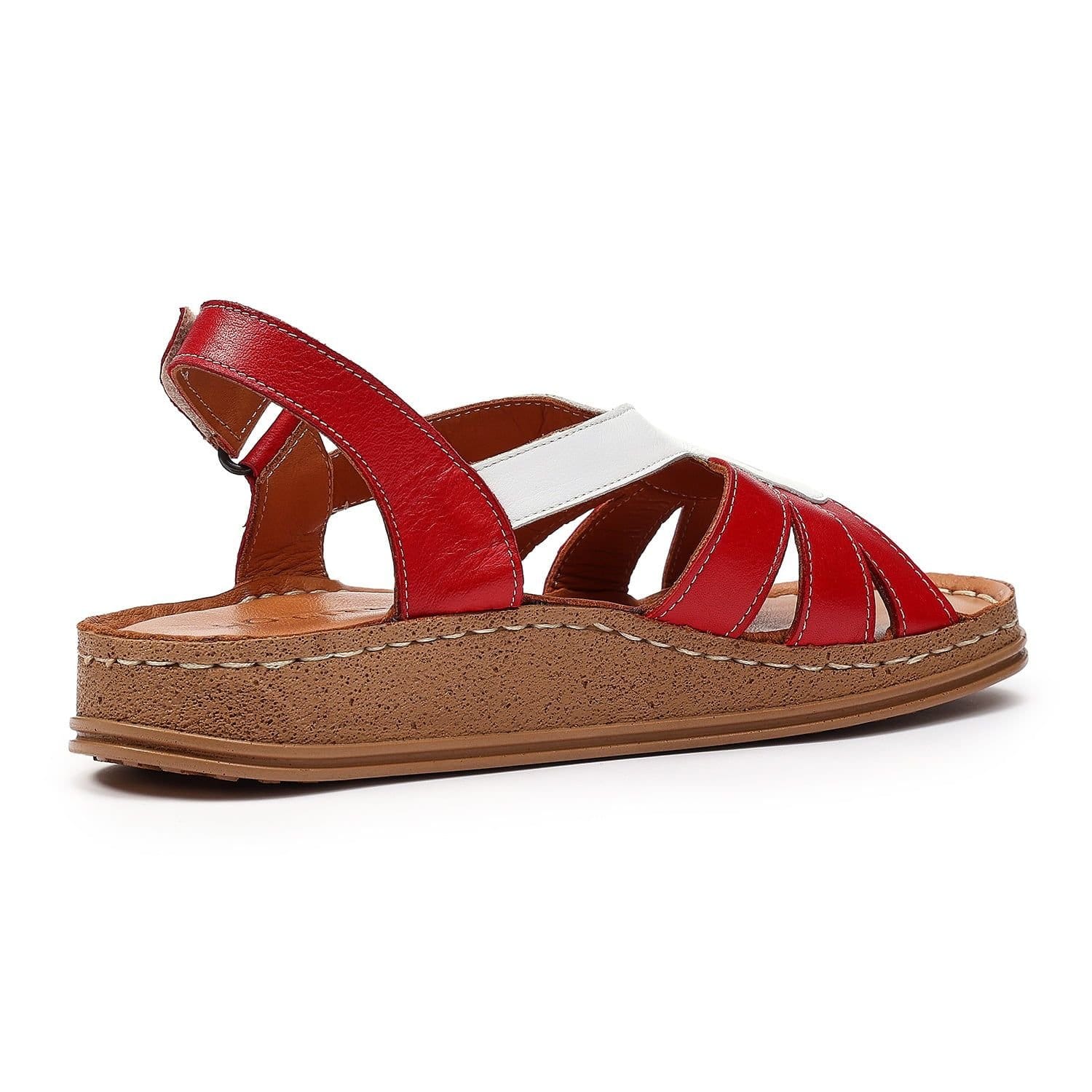 Hotter Hotter Women's Wide Fit 'Aylin' Sandals in Red - 4