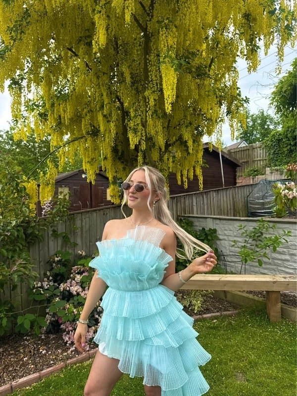 ASOS ASOS Luxe tulle tiered top