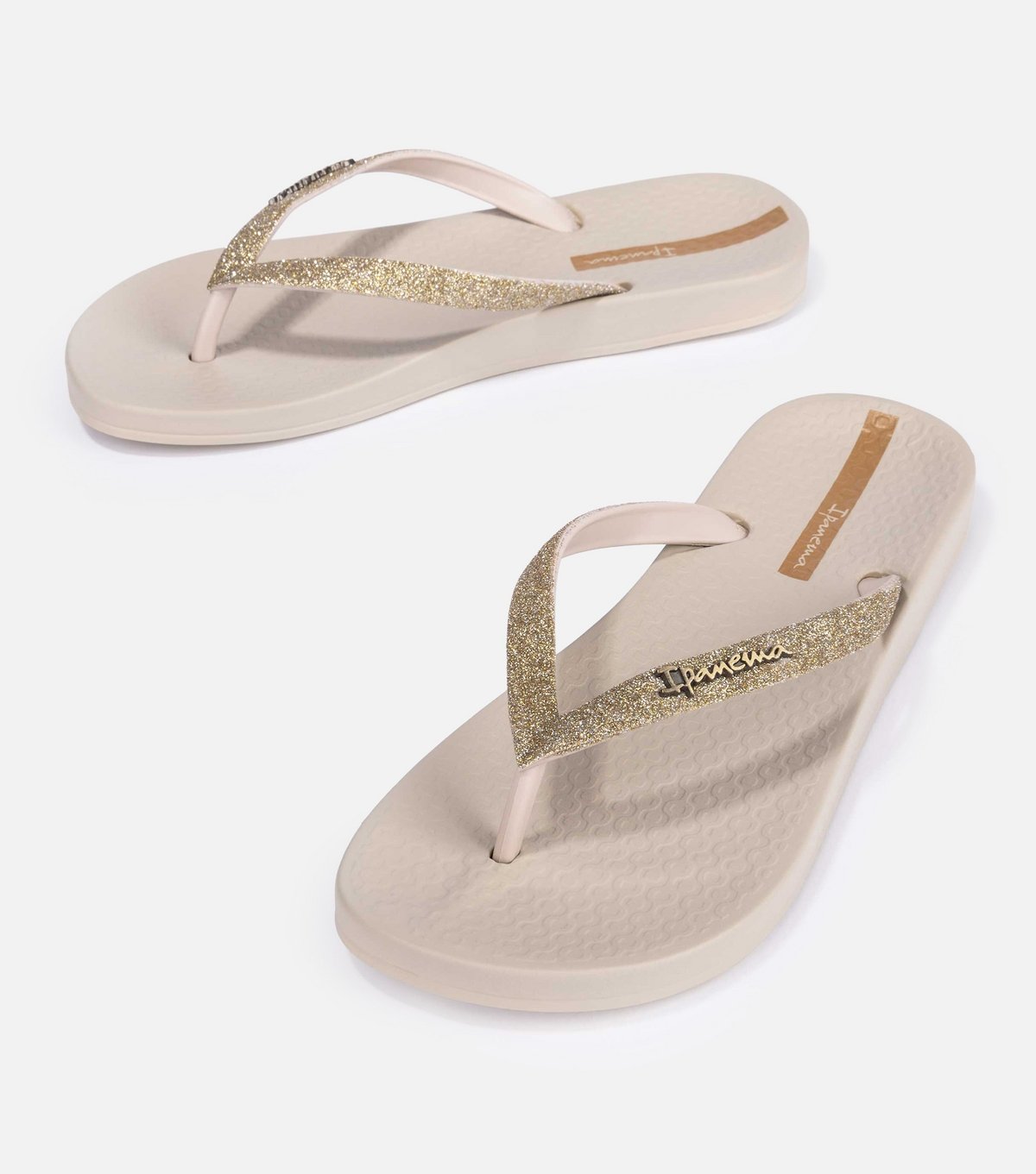 Ipanema Women's Stone Glittery Strap Flip Flops Ipanema New Look - 4