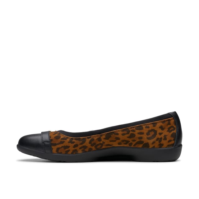 Clarks Clarks Women's Meadow Rose Leopard Print Pumps, Slip Ons in Brown - 2