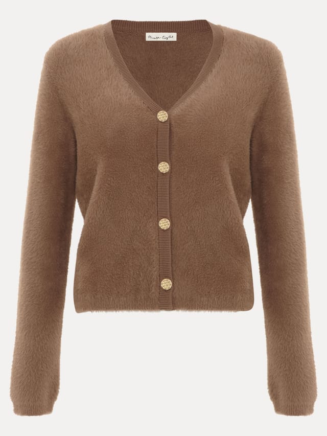 Phase Eight Phase Eight Women's Mindy Cardigan in Chocolate - 2