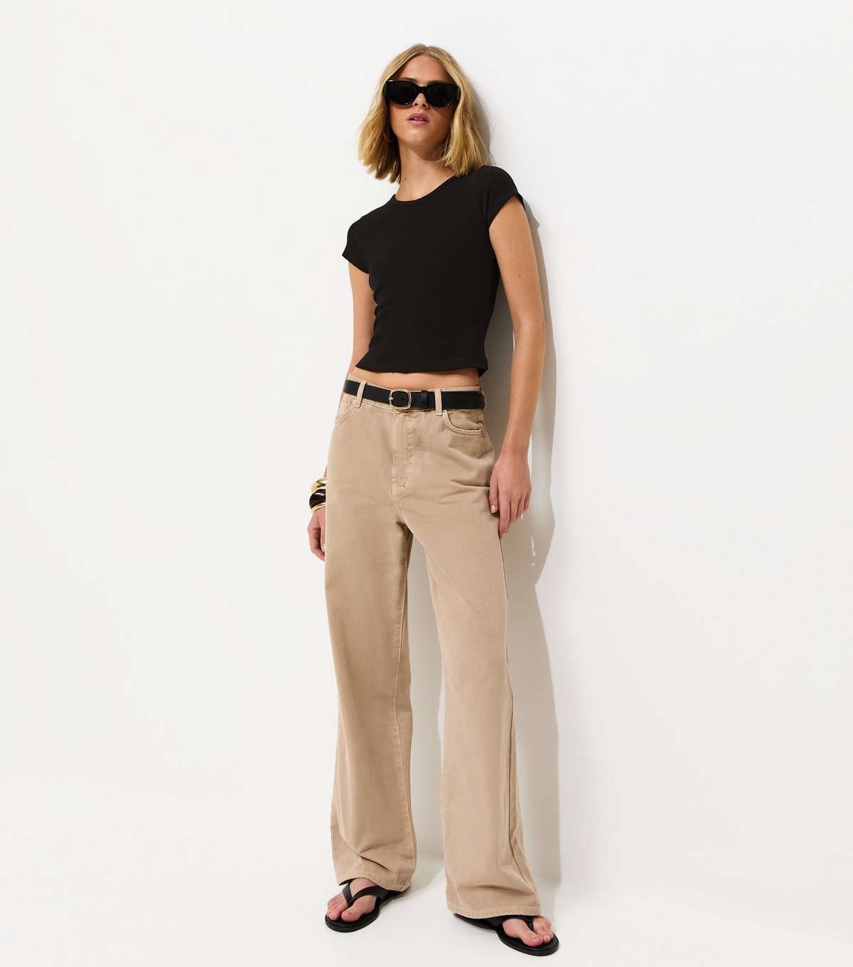 New Look Women's Black Baby Tee T-Shirt New Look - 3