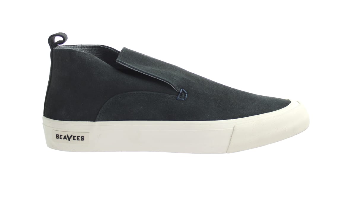 Seavees Seavees Men's Huntington Middle Deep Navy Suede Slip-On Shoes in Blue - 1