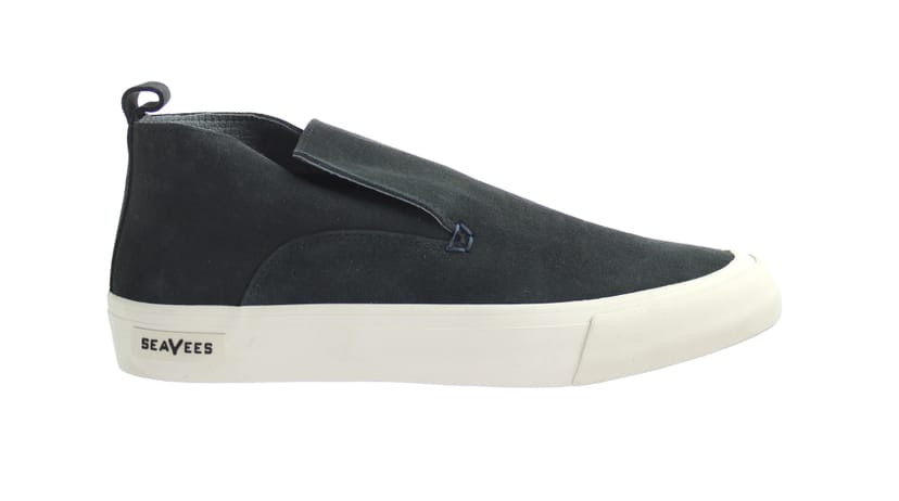 Seavees Seavees Men's Huntington Middle Deep Navy Suede Slip-On Shoes in Blue - 1