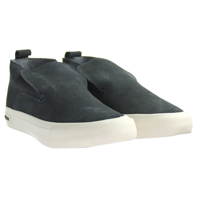 Seavees Seavees Men's Huntington Middle Deep Navy Suede Slip-On Shoes in Blue - 2