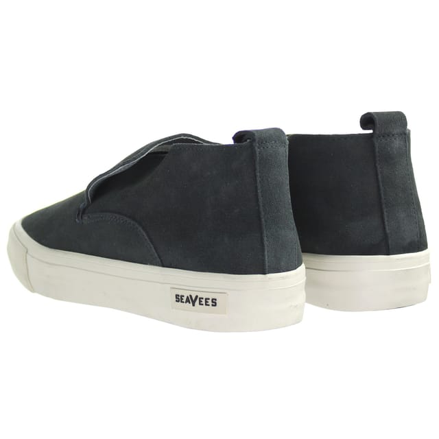 Seavees Seavees Men's Huntington Middle Deep Navy Suede Slip-On Shoes in Blue - 3